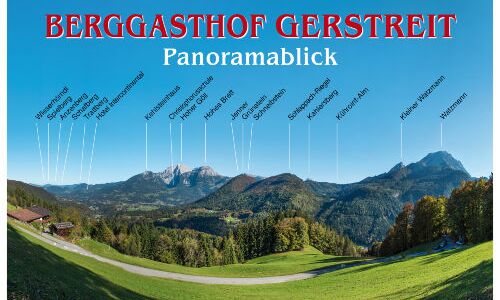 Berggasthof Gerstreit - Ferienwohnung Nr. 4 - Umgebungsbild