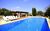 44273 Finca Can Cetr in San Lorenzo - Pool bereich mit Sonnenliegen und Sonnenschutz