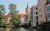 Ferienwohnungen Am Breitstrom, FeWo 2 mit Wassersteg in Erfurt - Aussenansicht des Hauses von der Wasserseite mit Blick auf die Krmerbrcke