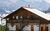 Ferienhaus am Kirchwald - Wohnung 1 in Seefeld in Tirol - Straenansicht mit Blick in`s Tal