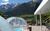 Ferienhaus Freizeit in Landeck - Pool mit Bergpanorama