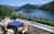 Ferienwohnung Lang - Montelago Cond. I in Brusimpiano - Blick von der Terrasse