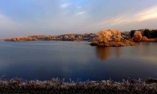 Schöner Wintermorgen am Gartower See