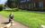 Fehnferien, 95100, 203, OG - 1. Sdwieke 10-12 in Rhauderfehn - Blick vom Wanderweg aufs Ferienhaus mit Fiete