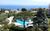 Les Belles Terres 1 - Luxuswohnung mit Meerblick und Pool in Nizza - Aussicht Terrasse, Poollandschaft