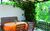 Ferienhaus &#039;Libelle&#039; Objekt-ID 121116 in Waren (Mritz) - berdachte Terrasse direkt am Haus mit Blick auf den Teich und Garten Ferienhaus Libelle Objekt-ID 121116