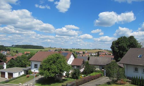 Blick vom Balkon über Leibertingen