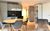 Ferienwohnung Strandmuschel in Wangerooge - Wohn-Esszimmer mit Küchenzeile