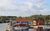 Ferienwohnung mit Seeblick -  Fischerhafen Plauer See, Doppelzimmer Elde in Plau am See - Blick vom Hafen auf die Anlage