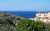 Ferienhaus Alexis-Zorbas bei  Chania / Kreta in Kalathas - Blick von der Schlucht auf die Anlage