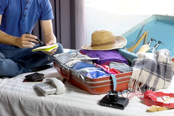 Koffer packen Reisecheckliste