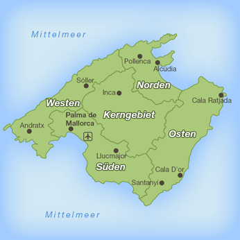 Mallorca-Karte