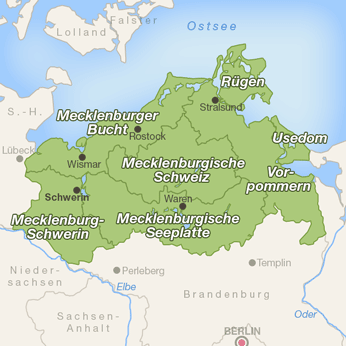 Mecklenburg-Vorpommern-Karte