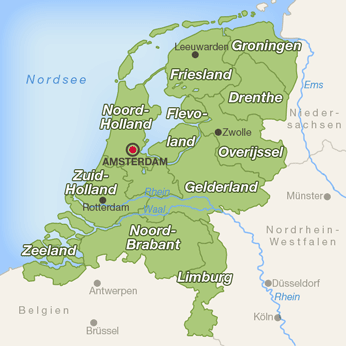 Niederlande-Karte