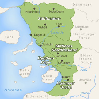 Nordfriesland-Karte