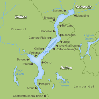  Lago Maggiore-Karte