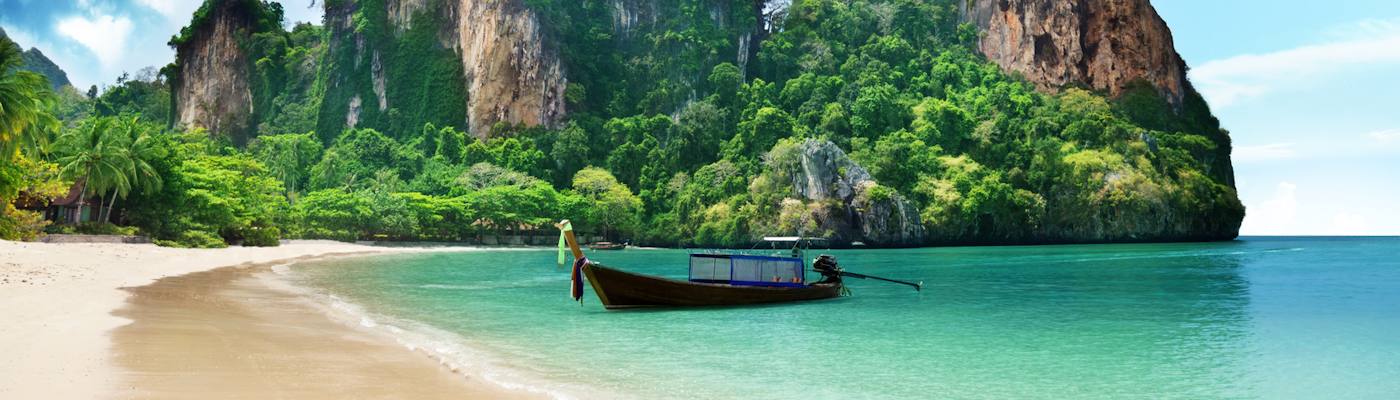 thailand bucht strand berge